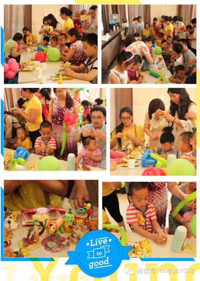 超級粘土現在也加入到了魔法氣球活動中來，由蕃茄田老師指導的手工DIY活動如火如荼進行著