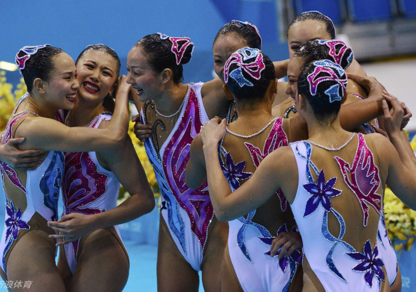花樣游泳團體自由自選決賽