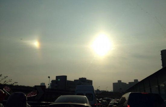 上海現(xiàn)“3個太陽” 上海現(xiàn)“3個太陽”