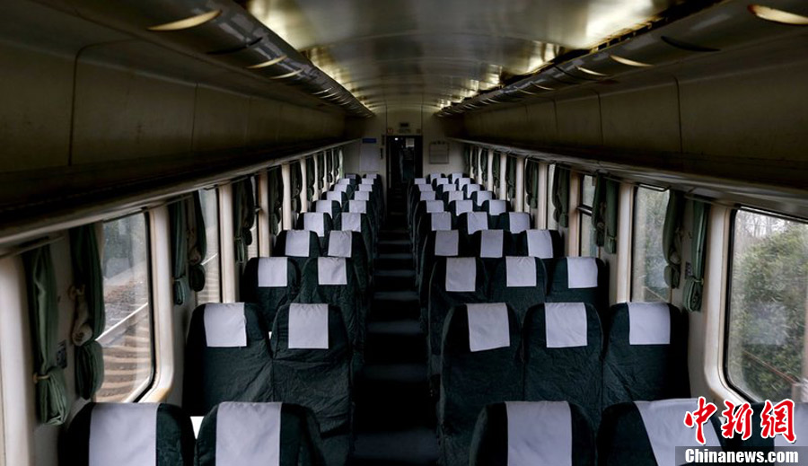 春運回程列車僅5名乘客 春運回程列車僅5名乘客