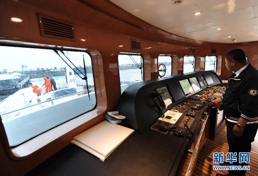 我國(guó)自主建造的大型游艇“虎鯊號(hào)”首航 我國(guó)自主建造的大型游艇“虎鯊號(hào)”首航