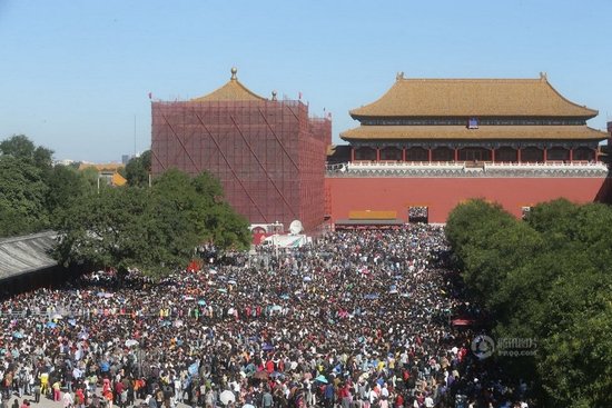 旅游遭遇如廁難 女游客在故宮上廁所等40分鐘 旅游遭遇如廁難 女游客在故宮上廁所等40分鐘