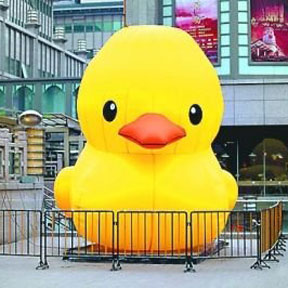 多城市出現“大黃鴨”