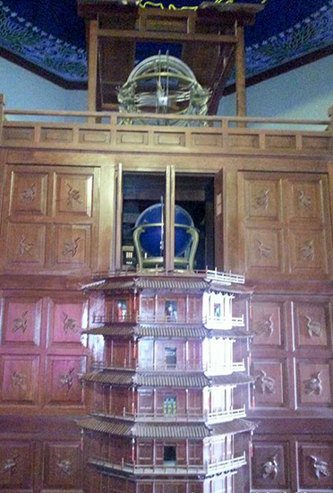 開封清明上河園神奇“重現”大宋水運儀象臺 開封清明上河園神奇“重現”大宋水運儀象臺