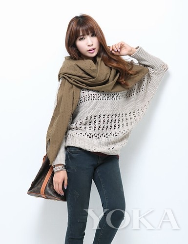 寒冬PK內秀時尚 輕薄圍巾是主角(3) 寒冬PK內秀時尚 輕薄圍巾是主角(3)