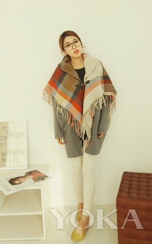 寒冬PK內秀時尚 輕薄圍巾是主角(4) 寒冬PK內秀時尚 輕薄圍巾是主角(4)