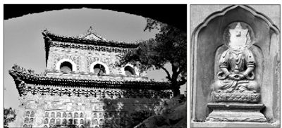 智慧海外景(左圖)和受損佛像。圖/CFP 智慧海外景(左圖)和受損佛像。圖/CFP