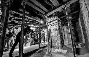 埃及首次向公眾開放的古埃及法老圖坦卡蒙乳母之墓內(nèi)景。