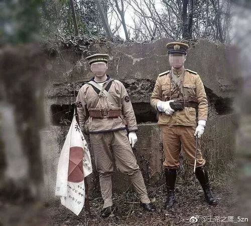 犯眾怒！兩男子抗日碉堡前扮日本兵拍照 警方介入