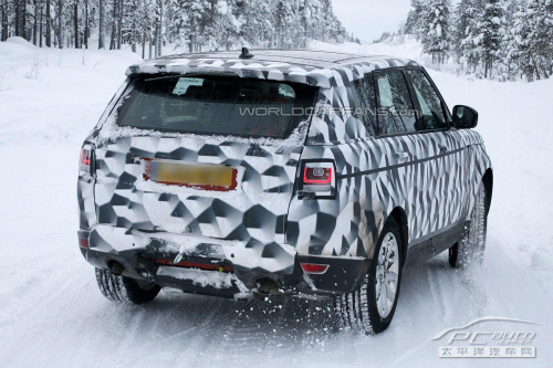 曝新一代路虎攬勝運動版實車 年底發布 曝新一代路虎攬勝運動版實車 年底發布