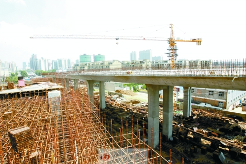 西三環通往隴海高架橋的連接點 西三環通往隴海高架橋的連接點