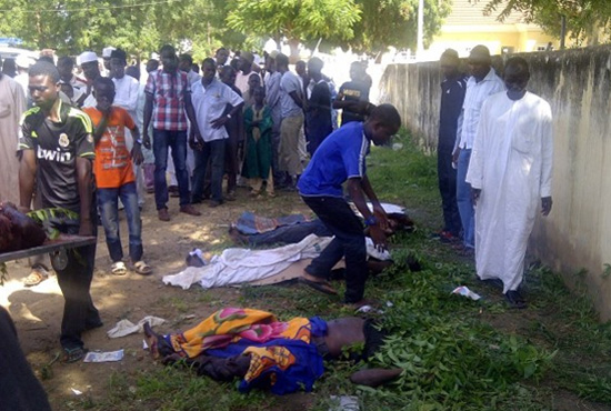 尼日利亞伊斯蘭極端武裝組織“博科圣地”約貝州古杰巴(Gujba)市的農業學院，射殺數十名學生。