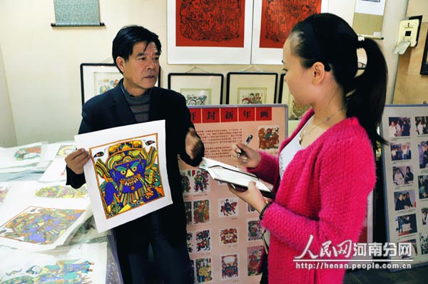 開封鼓樓商業街開街 朱仙鎮年畫亮相鼓樓 開封鼓樓商業街開街 朱仙鎮年畫亮相鼓樓