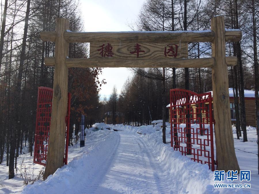 北山一隅的穗豐園（2013年12月8日攝）。新華社記者程子龍攝