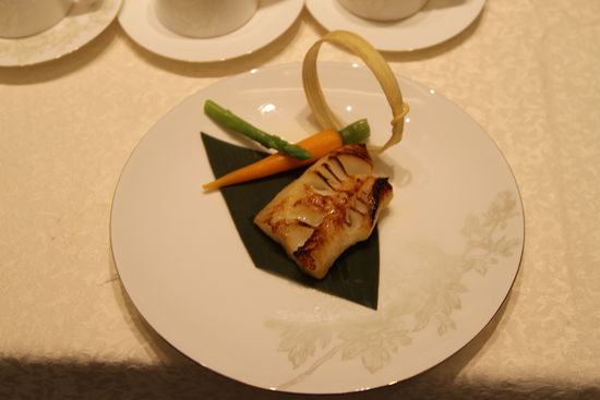 香烤銀鱈魚。 花惠生 供圖