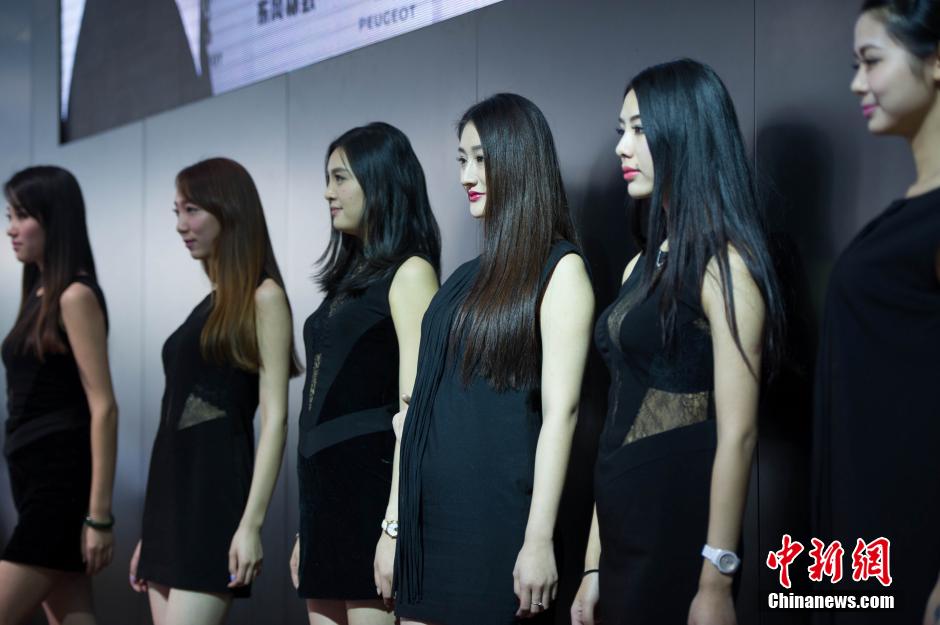 靚麗的車模依舊是車展上的一道風景線 靚麗的車模依舊是車展上的一道風景線