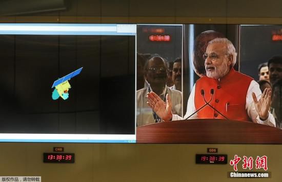 當地時間9月24日，經過近300天的航行，印度“曼加里安”號火星探測器成為了抵達火星的首個亞洲國家的