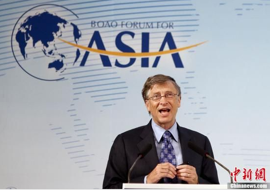 資料圖:美國首富比爾·蓋茨。中新社發(fā) 張浩 攝 資料圖:美國首富比爾·蓋茨。中新社發(fā) 張浩 攝