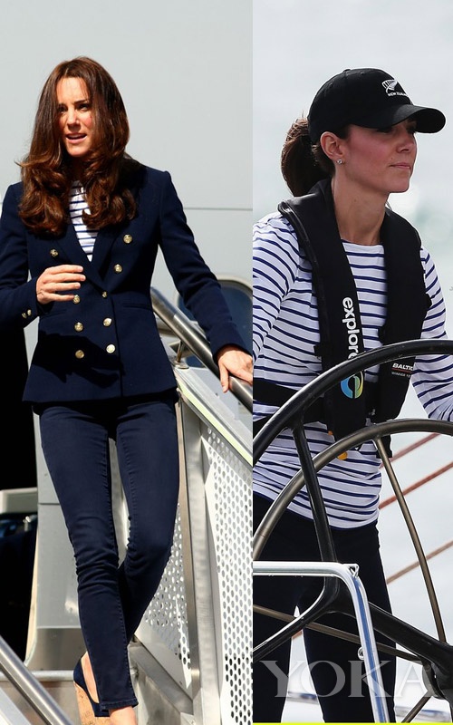 凱特王妃的條紋裝 凱特王妃的條紋裝