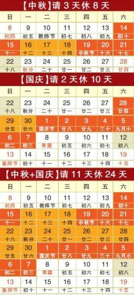 2013年中秋節放假安排出爐 高速公路不免費